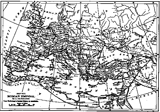 A map of the Roman Empire