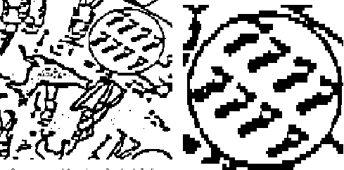 Denderah Circle Symbol with closeup