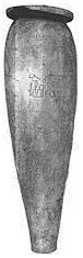 Hedjw Hor (?) tall jar from Eastern Delta
(MMA (1.122) after van den Brink op. cit.,
1996 pl. 30 (Type III)